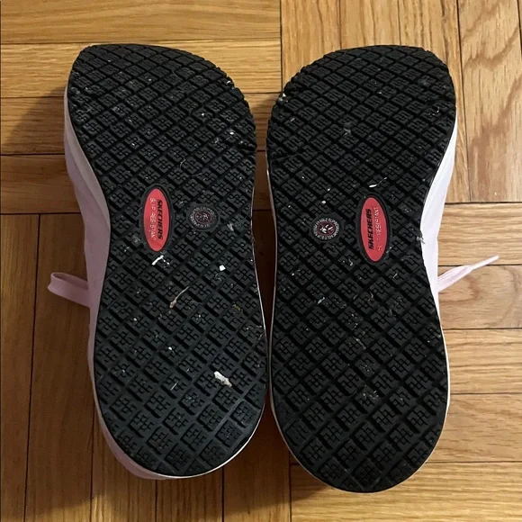 Stylish Pink Heart Composite Toe Work Shoe - Picture 6 of 6